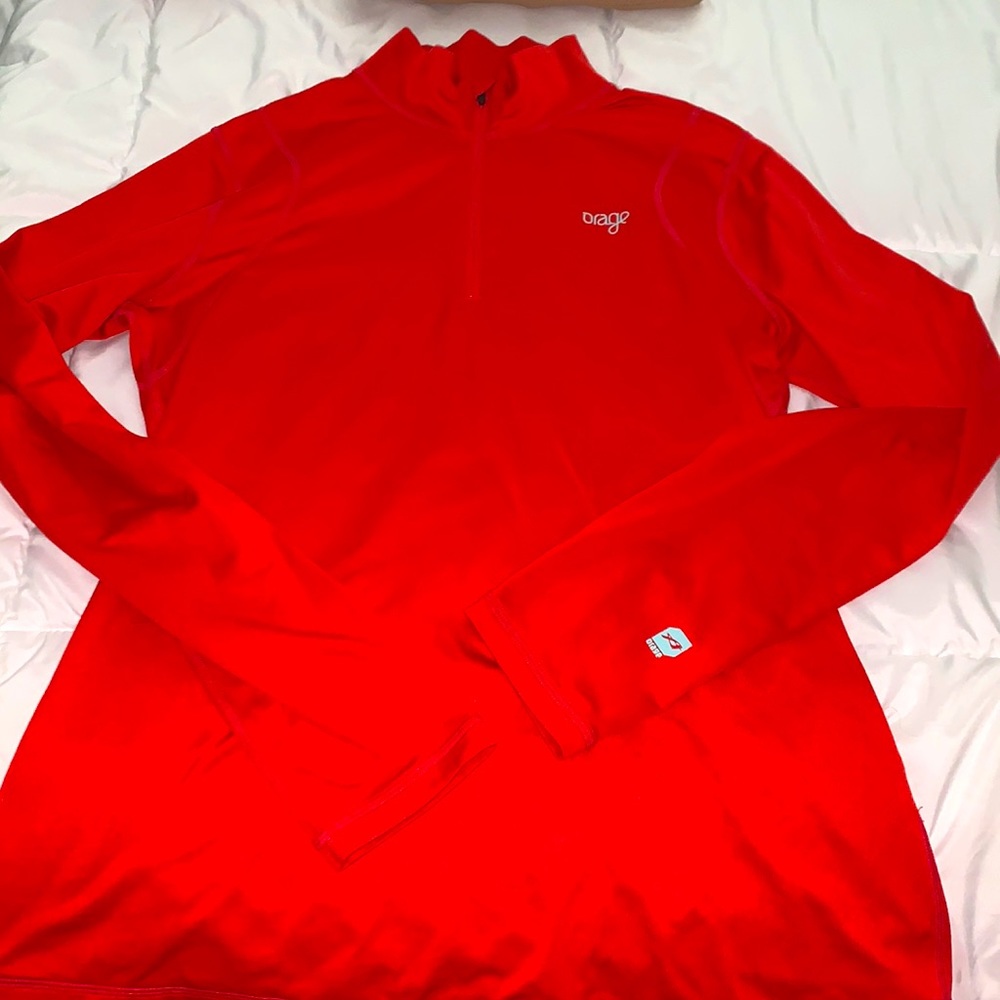 Orage Red 1/4 Zip Thermal